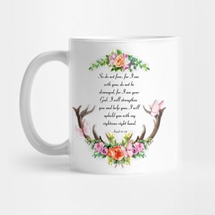 Isaiah 41:10 (Flowers and Butterflies) Mug